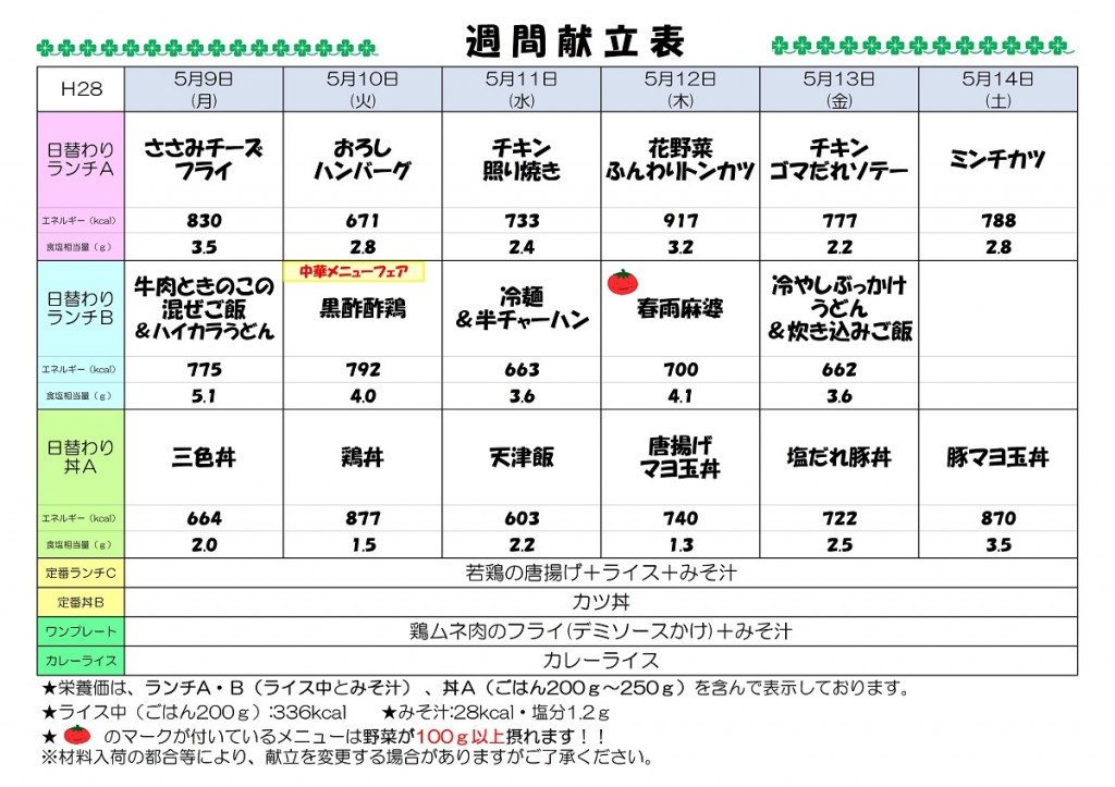 H28.5.9-5.14週間献立表