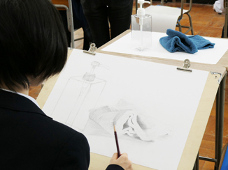 デッサンの様子